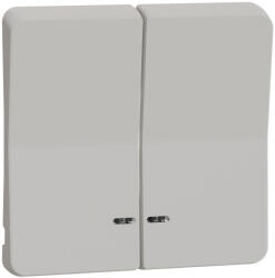Schneider Electric Mureva Styl - MUR39205 -Kettős billentyű, jelzőfényes, polárfehér (MUR39205)