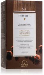 KORRES Argan Oil Culoare permanenta pentru par cu ulei de argan culoare 6.3 Golden / Honey Dark Blonde 50 ml