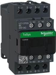 Schneider Electric TeSys D - LC1DT25BL - Kisfogy. DC mágneskapcsoló, 25A (AC1) , csavaros csatlakozás 4Z pólus (LC1DT25BL)
