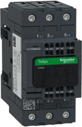 Schneider Electric TeSys D - LC1D65A3B7 - 3pólusú Everlink mágneskapcsoló (AC3, 400V 65A) rugós vezérlő sorkapoccsal 24V AC 50/60Hz (LC1D65A3B7)