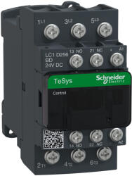 Schneider Electric TeSys D - LC1D256BD - Mágneskapcsoló, 25A, 24VDC, sarus (LC1D256BD)