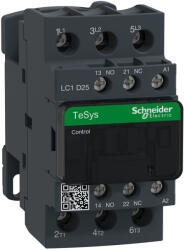 Schneider Electric TeSys D - LC1D25D5 - LC1D AC mágneskapcsoló, 11kW/25A (400V, AC3) , csavaros csatlakozás, 1Z+1NY, 42VAC tekercsfeszültség, 50Hz (LC1D25D5)