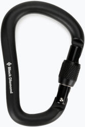 Black Diamond Rocklock Rocklock Screwgate karabiner fekete BD2102560002ALL1