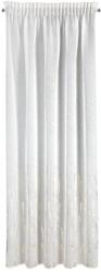 Eurofirany Fényes mintával díszített LINZI drapéria 140 x 270 cm rejancea Eurofirany fehér (460836)