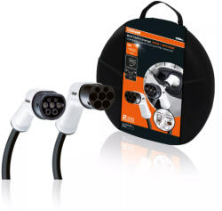OSRAM BatteryCharge nagy teljesítményű töltőkábel elektromos és plug-in hibrid járművekhez, 7PIN, 3 fázis, 32A, 480V, IP65/IK10 védelem, 5 méter hosszú TYPE 2-ből TYPE 2-be, OCC23P05 (OCC23P05)