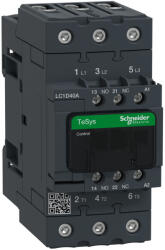 Schneider Electric TeSys D - LC1D40AM7 - 3pólusú Everlink mágneskapcsoló (AC3, 400V 40A) , tek. 220V AC 50/60Hz (LC1D40AM7)