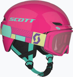 SCOTT Gyerek sísisak SCOTT Keeper 2 + Witty síszemüveg mint green/neon pink