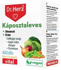 Dr. Herz Káposztaleves + Almaecet + Króm 60 db kapszula