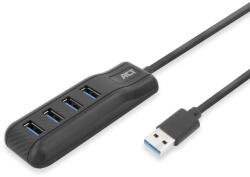 ACT AC6320 hálózati csatlakozó USB 3.2 Gen 1 (3.1 Gen 1) Type-A 5000 Mbit/s Fekete (AC6320)