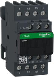 Schneider Electric TeSys D - LC1D188P7 - AC mágneskapcsoló, 32A (AC1) , csavaros csatlakozású, 2Z+2NY pólus (LC1D188P7)