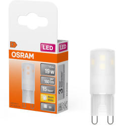 OSRAM G9 LED 1, 9W, 180 lm, 2700 K, melegfehér, alumínium, opál műanyag-20 W izzó helyett - Special Pin (4058075757943)