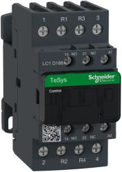Schneider Electric TeSys D - LC1D188U7 - AC mágneskapcsoló, 32A (AC1) , csavaros csatlakozású, 2Z+2NY pólus (LC1D188U7)