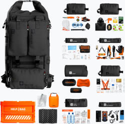 Help Bag Vészhelyzeti hátizsák Help Bag Max Pro 5.0 35 l shadow black