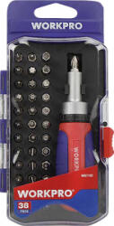 WorkPro Univerzális Racsnis bit készlet Racsnis csavarhúzó (WP200517) (WP200517)