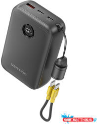 Vention FKBB0-C 20000mah, (fekete , 22, 5W), powerbank (FKBB0-C) - nyomtassotthon