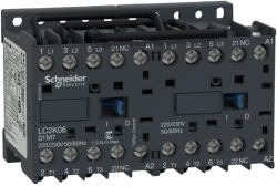 Schneider Electric TeSys K - LC2K0601M7 - Irányváltó mágneskapcsoló 6A, 1 nyitó, AC, 50/60 Hz (LC2K0601M7)