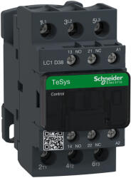 Schneider Electric TeSys D - LC1D38F7 - AC mágneskapcsoló, 18, 5kW/38A (400V, AC3) , csavaros csatlakozás, 1Z+1NY (LC1D38F7)