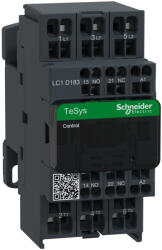 Schneider Electric TeSys D - LC1D183B7 - AC mágneskapcsoló, 7, 5kW/18A (400V, AC3) , rugós csatlakozás, 1Z+1NY (LC1D183B7)