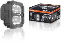 OSRAM LEDriving Cube PX Spot Beam 4500 Spot nagyteljesítményű keskeny fénysávú professzionális LED munkalámpa fókuszált fénysugárral, 6000 K, 4500 lm, 185 m hatótáv, IP6K8/IP6K9K, DT csatlakozóval, LEDPWL 1
