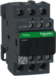 Schneider Electric TeSys D - LC1D32U7 - AC mágneskapcsoló, 15kW/32A (400V, AC3) , csavaros csatlakozás, 1Z+1NY (LC1D32U7)