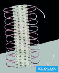 UNIVERSO LED modul 3xSMD-2835 DC: 12V 1.2w 140lm 4000k 60x10mm 20db/csomag (84906383)