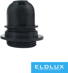 ELDLUX K327Y E27 foglalat gyűrűvel fekete (619406058)