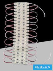 UNIVERSO LED modul 3xSMD-2835 DC: 12V 1.2w 140lm 3000k 60x10mm 20db/csomag (3319816461)