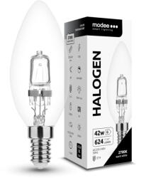 Modee Smart Lighting ECO Halogén Izzó Gyertya (Candle) 42W E14 (624 lumen) (ML-HCD42WE14)