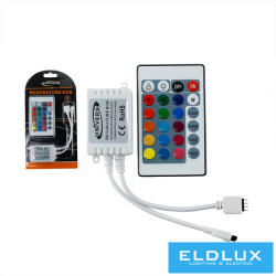 UNIVERSO RGB LED szalaghoz vezérlő infrás távirányítóval 12v max: 10A-10m (1564692731)