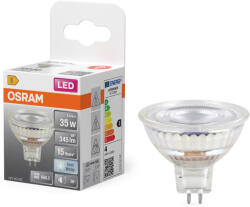 OSRAM GU5.3 LED 3, 4W, 345 lm, 4000 K, hidegfehér, áttetsző üveg-35 W izzó helyett - Star Spot MR16 (4099854458309)