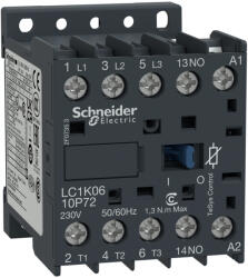 Schneider Electric TeSys K - LC1K0610F72 - Mágneskapcsoló 6A 110VAC (LC1K0610F72)