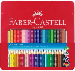 Faber-Castell Grip 2001 színes ceruza, 24 szín, fémdoboz (FC112423)