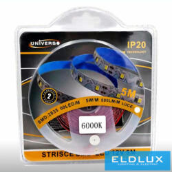 UNIVERSO Hajlítható LED szalag 12v 2835-60D-5w-450lm/M 6500k IP20 5M (2978024082)