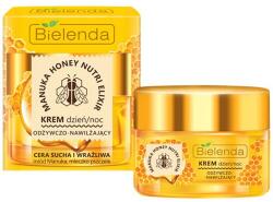 Bielenda Tápláló és hidratáló nappali/éjszakai arckrém Bielenda Manuka Honey Nutri Elixir száraz és érzékeny bőrre, 50 ml