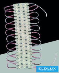 UNIVERSO LED modul 3xSMD-2835 DC: 12V 1.2w 140lm Kékfény 60x10mm 20db/csomag (3856300177)