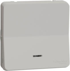 Schneider Electric Mureva Styl - MUR39127 -Egypólusú nyomó, jelzőfénnyel, polárfehér (MUR39127)