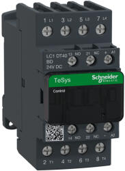 Schneider Electric TeSys D - LC1DT40BD - DC mágneskapcsoló, 40A (AC1) , csavaros csatlakozású, 4Z pólus (LC1DT40BD)