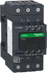 Schneider Electric TeSys D - LC1D50ALE7 - 3pólusú Everlink mágneskapcsoló (AC3, 400V 50A) , tek. 208V AC 50/60Hz (LC1D50ALE7)
