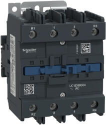 Schneider Electric TeSys D - LC1D80004U7 - AC mágneskapcsoló, 125A (AC1) , csavaros csatlakozású, 4Z pólus (LC1D80004U7)