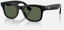 Meta RAY-BAN Meta Wayfarer (Standard) Smart Glasses (Gen 2) - Shiny Black, G15 Green (0RW4012 601/7150)