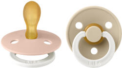 BIBS 2-es szett szimmetrikus cumifejjel - esti púderrózsaszín/esti vanília 6-18 hónapos korig