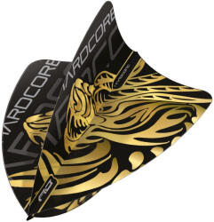 Red Dragon Fluturas Red Dragon Freestyle Hardcore Jonny Clayton negru-auriu, extra gros 100 microni (F6796)