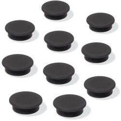 Sigel 25 mm-es 10 db-os fekete mágneskorog (SDMU196)