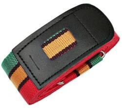 Take it shop fix keresztszíj bőröndhöz fém csattal - zöld, sárga, piros