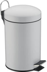 form&style Coș de gunoi cu pedală 3L, alb (KH05166-3L) Cos de gunoi