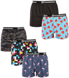 Horsefeathers 5PACK Férfi bő szárú boxeralsók Horsefeathers Frazier Bundle 2 (AM287B) M - pepita
