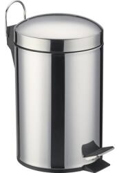form&style Coș de gunoi cu pedală 3L, oțel inoxidabil lucios (KH05166-3L) Cos de gunoi