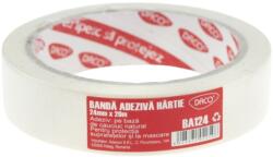 Daco Banda adeziva hartie Daco BA124, 24 mm x 20 M (BA124)