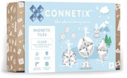Connetix csempe - Mágneses építőkészlet átlátszó bővítőkészlet 24 db