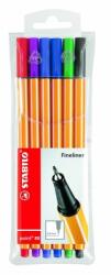 STABILO Liner Point 88 0.4 mm 6 bucati/set Stabilo 88/6 (88/6)